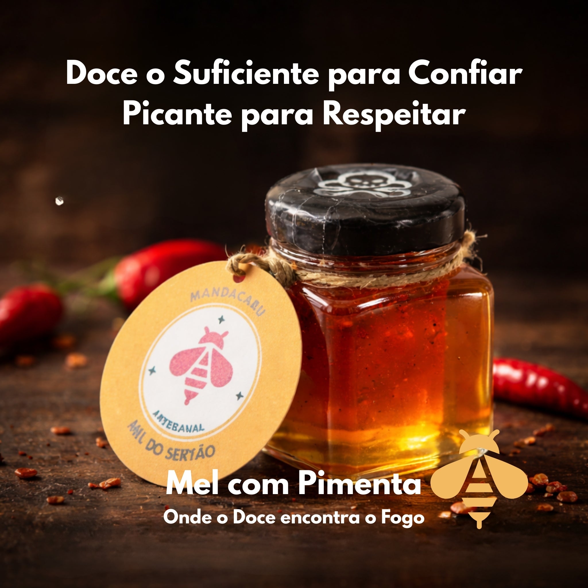 Mel com Pimenta: por que o Hot Honey virou tendência e como nasceu o Mel do Sertão Mandacaru